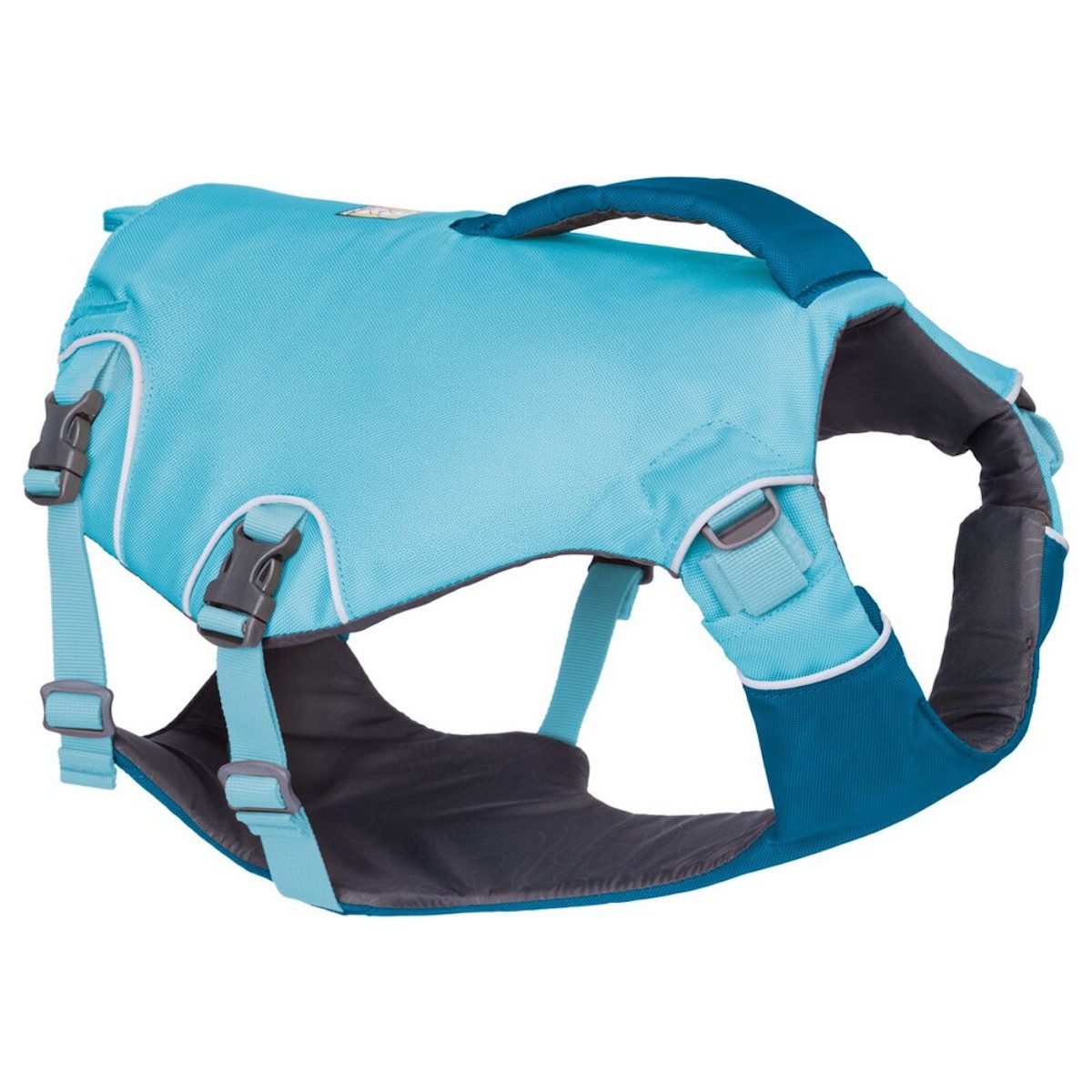 Ruffwear Schwimmweste Schwimmweste Confluence Life Jacket Biolumin Blue