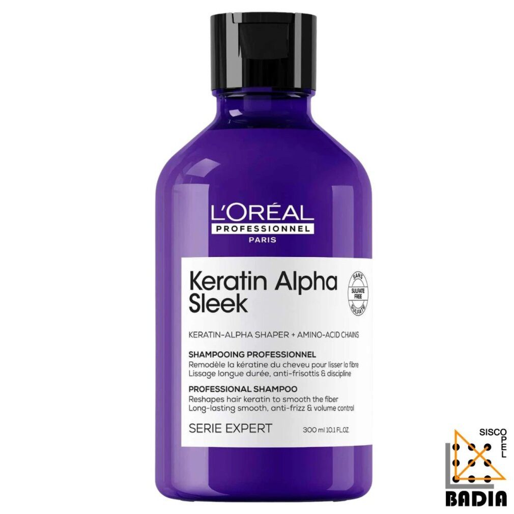 L'ORÉAL PARIS Haarpflege-Set KERATIN ALPHA SLEEK Shampoo