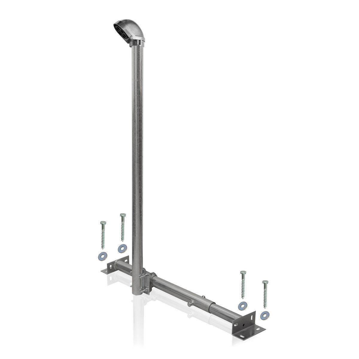 SAT-Halterung SkyRevolt Dachsparrenhalter Sparrenhalter Mast 120cm feuerverzinkt