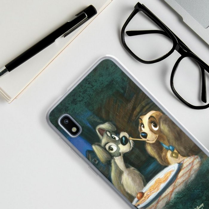 DeinDesign Handyhülle Susi und Strolch Disney Offizielles Lizenzprodukt Susi &amp; Strolch Samsung Galaxy A10 Silikon Hülle Bumper Case Handy Schutzhülle