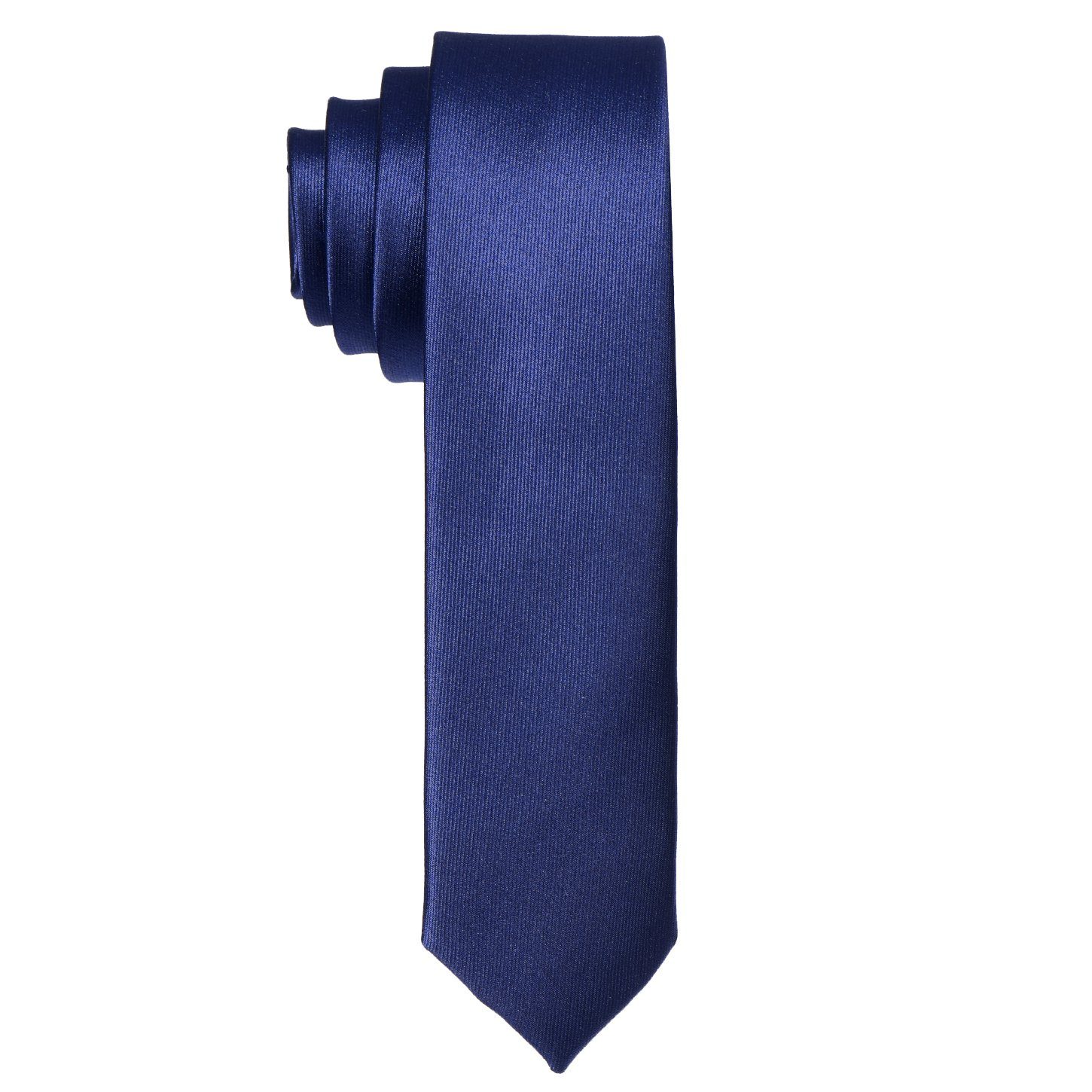 DonDon Krawatte schmale Krawatte 5 cm unifarben (Packung, 1-St., 1x Krawatte) matt, glänzend, gestreift, Seidenlook – Bild 2 von 5