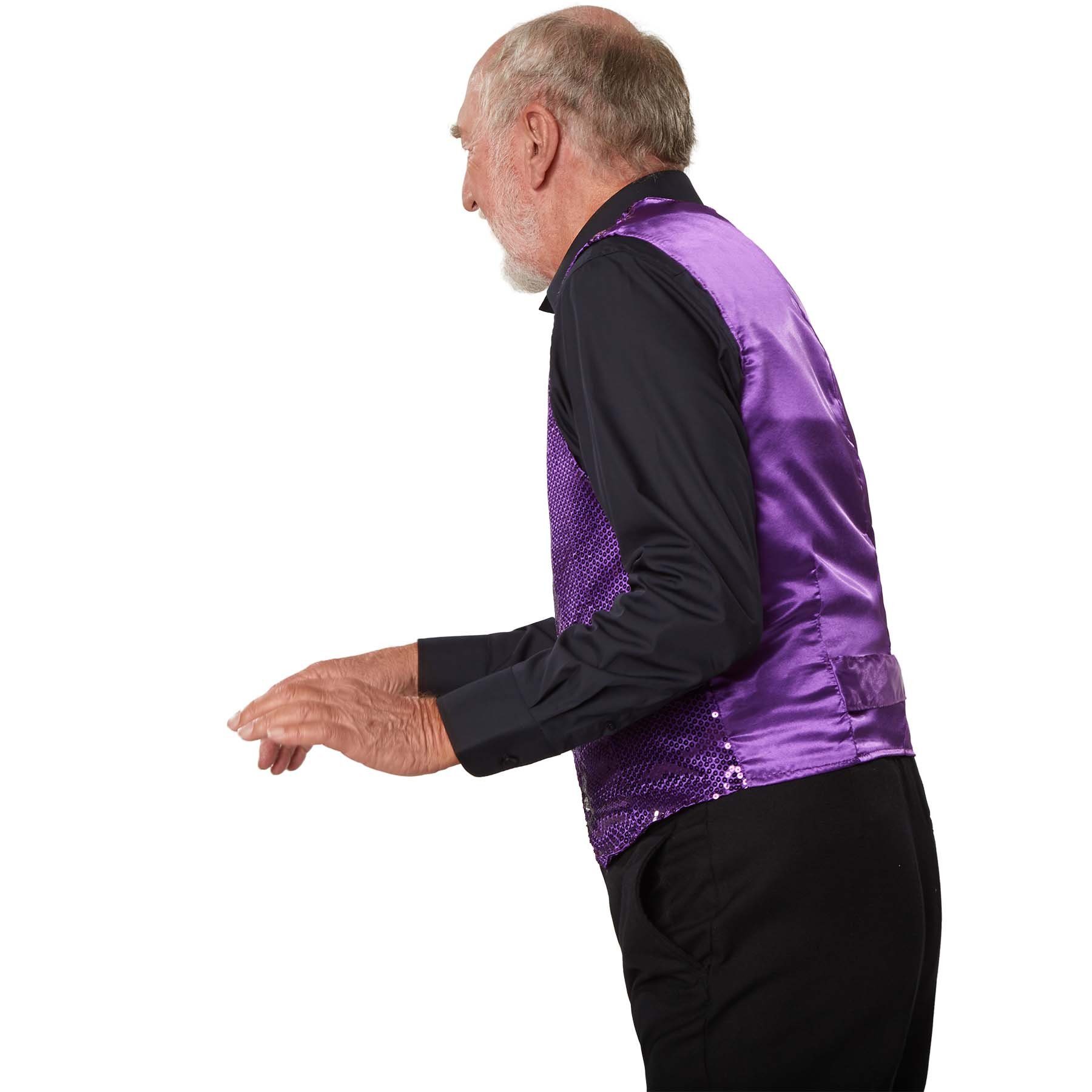 dressforfun Anzugweste Pailletten-Weste Herren