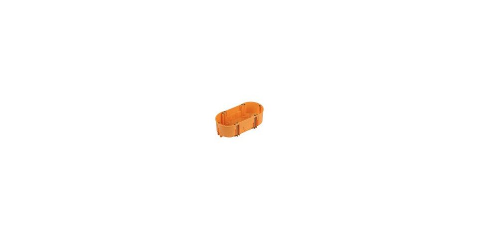 REV Ritter GmbH Aufputz-Einspeise-Steckdose REV Hohlwanddose 2-fach L135 x B65 x T45 mm