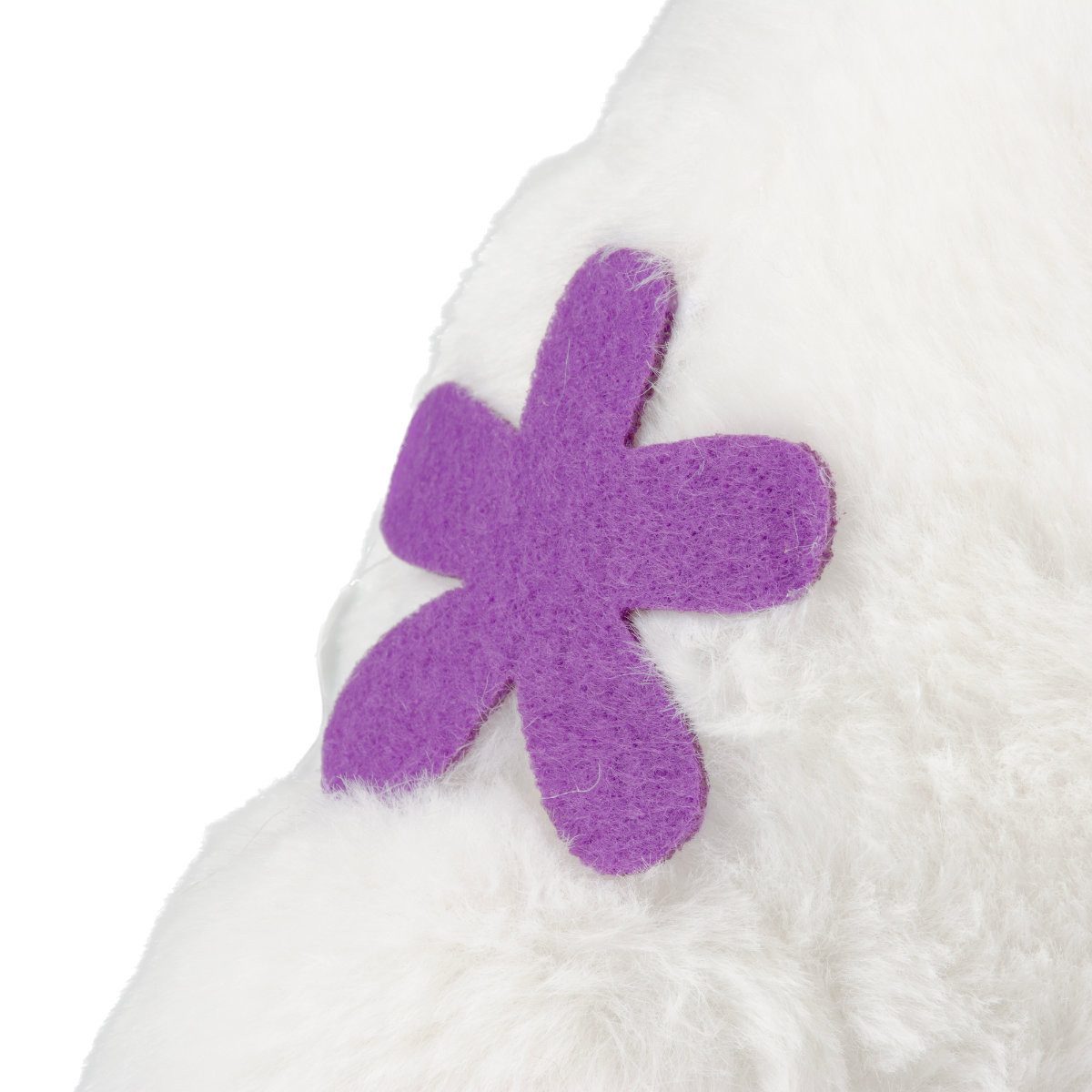 DUVO+ Tierkuscheltier Hundespielzeug Eule Florist aus Plüsch weiß