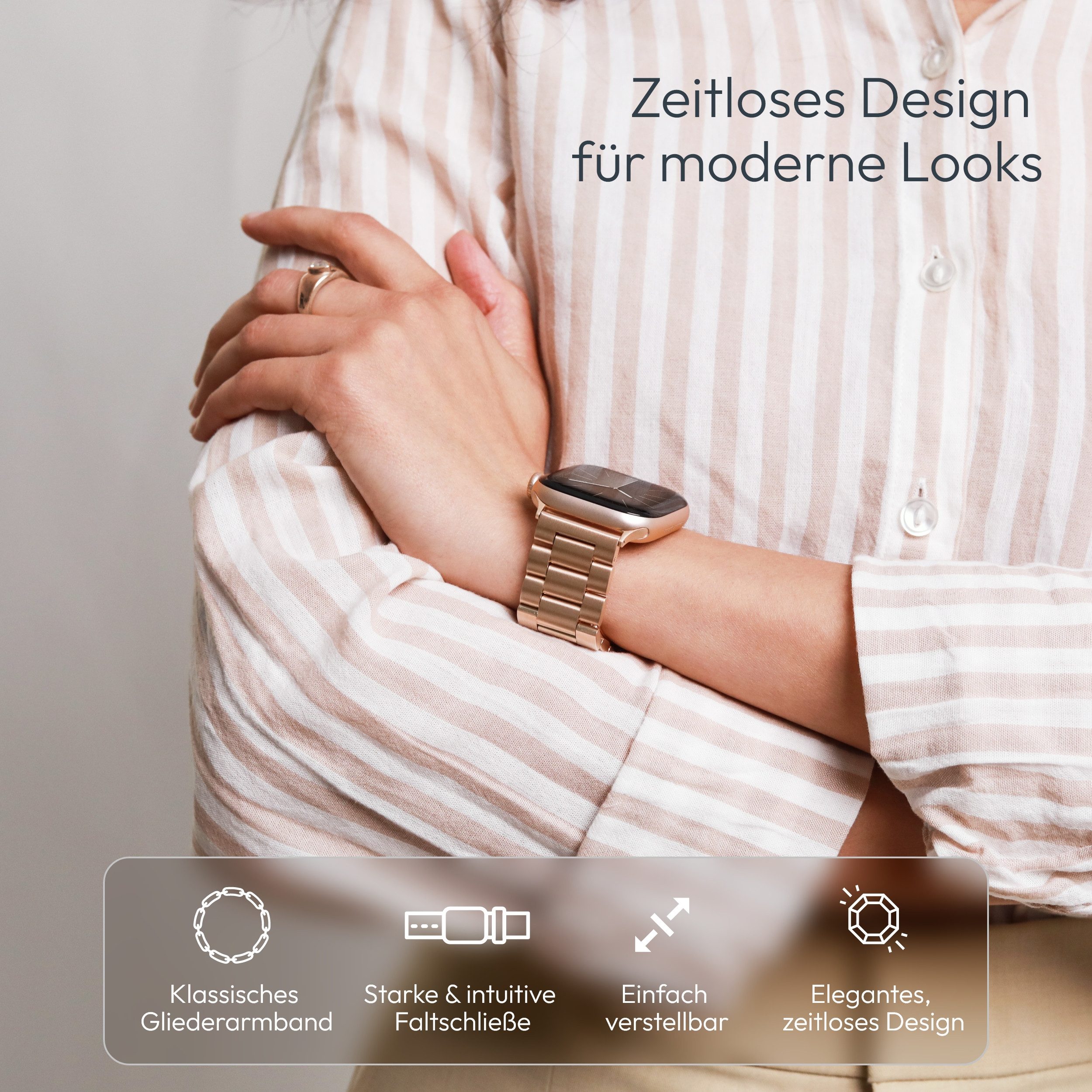 VONMÄHLEN Smartwatch-Armband Link Bracelet 2 günstig online kaufen