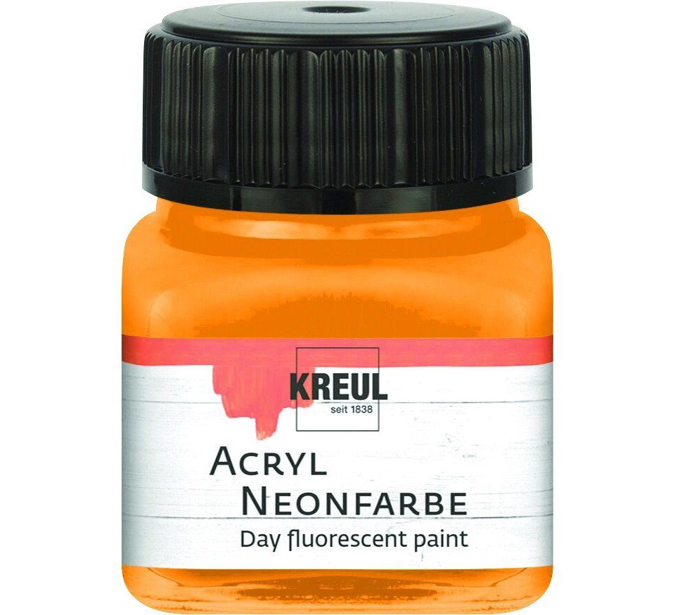 Kreul Acrylfarbe Kreul Acryl Neonfarbe neonorange 20 ml
