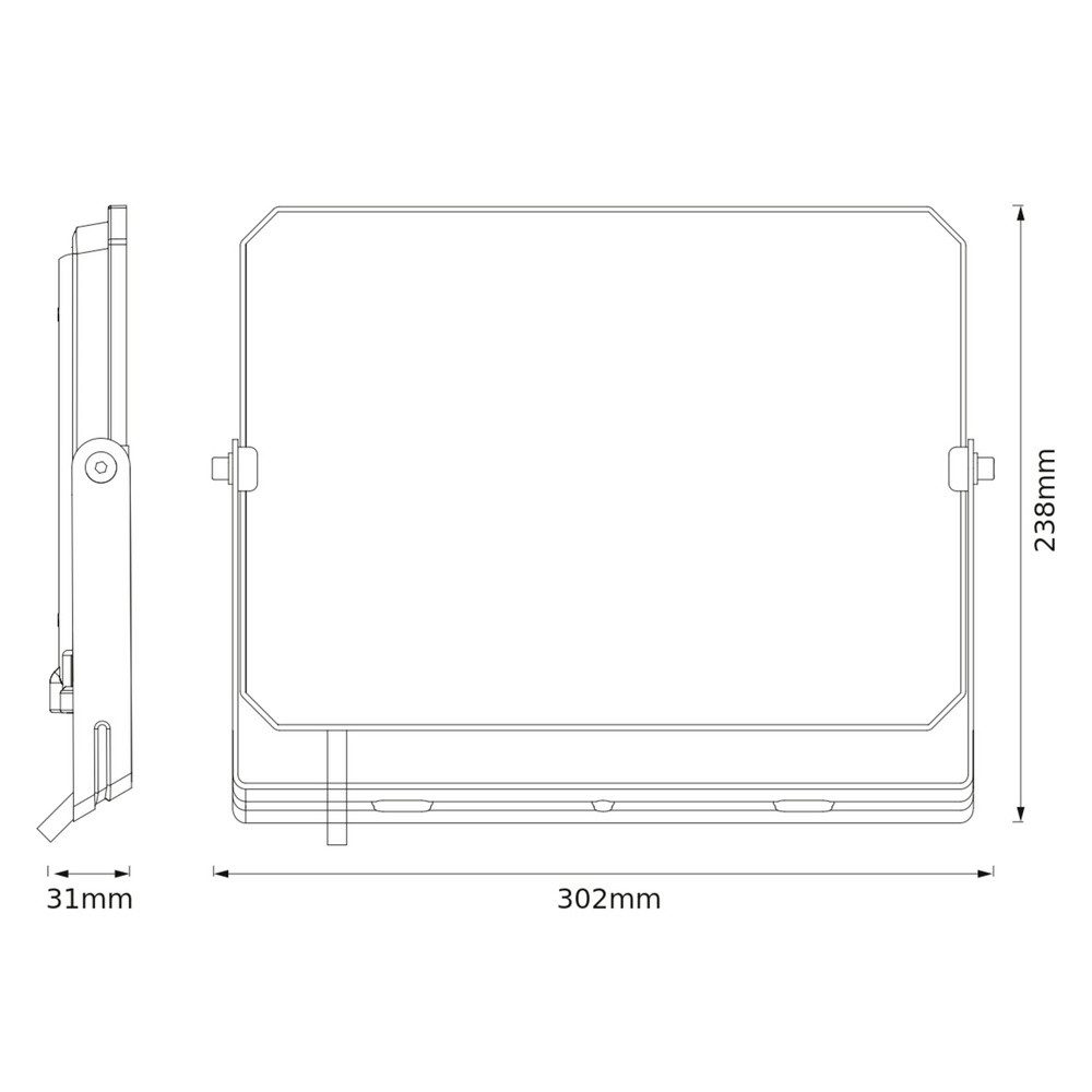 Osram LED Flutlichtstrahler OSRAM HOMELIGHTING 4099854493508 LED-Flutlichtstrahler Leuchtfarben