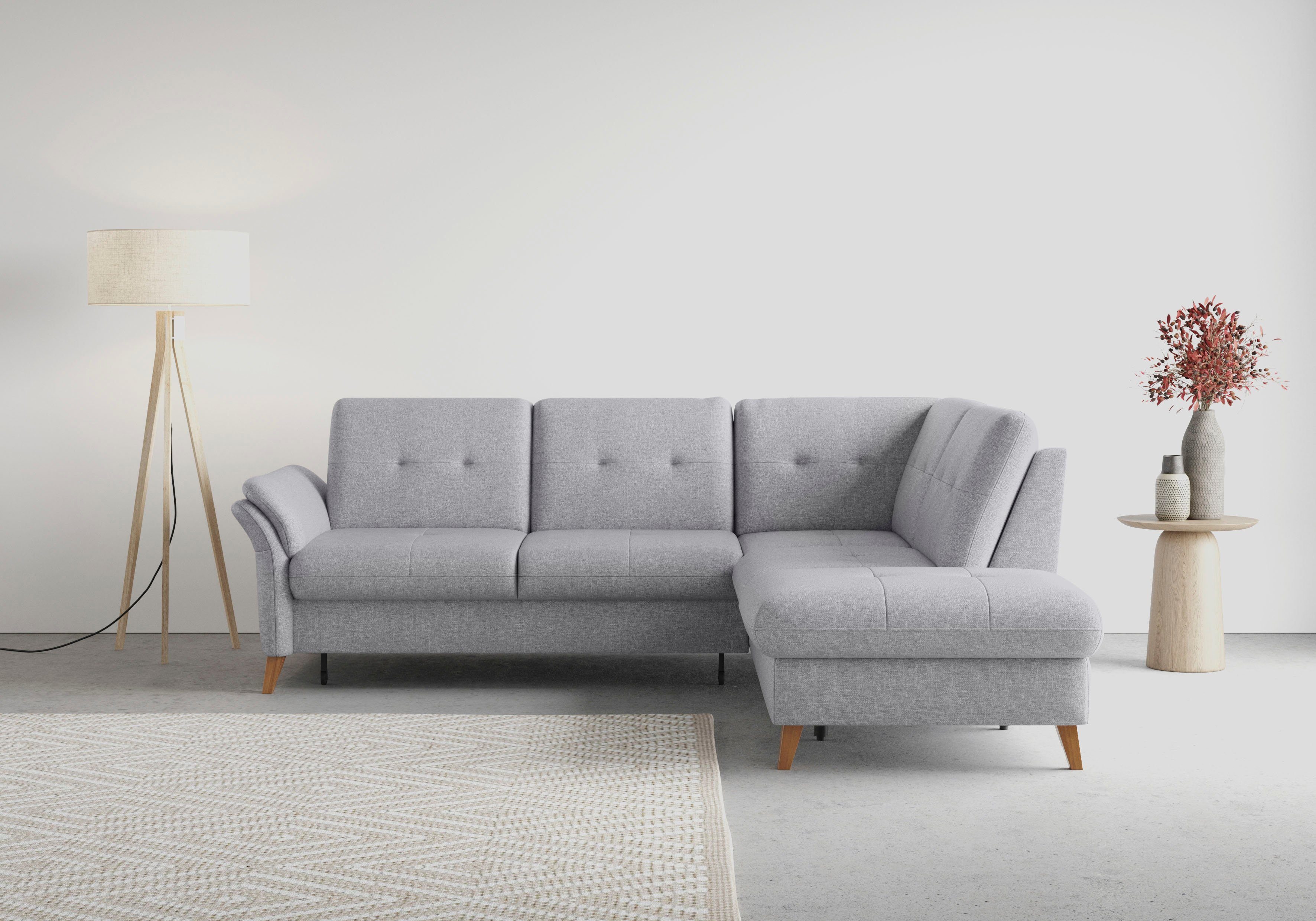sit&more Ecksofa "Göteborg" inkl. Sitztiefenverstellung, wahlweise mit Bett günstig online kaufen