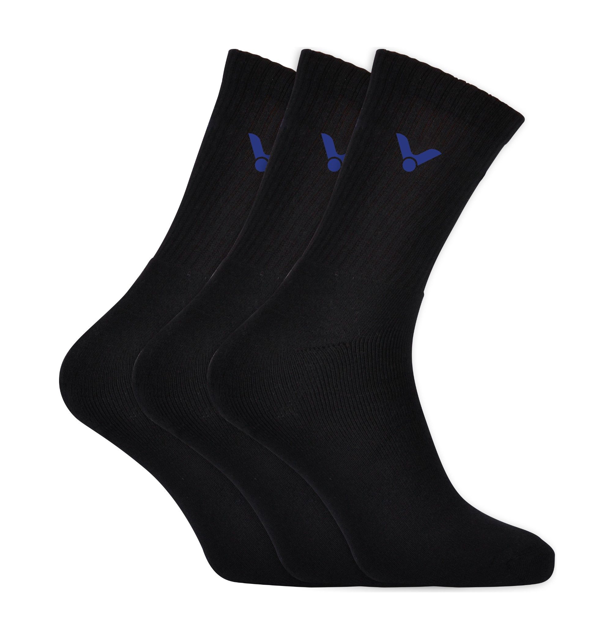 Socken Sport-Indoorsocke 3000 schwarz - 3 Paar