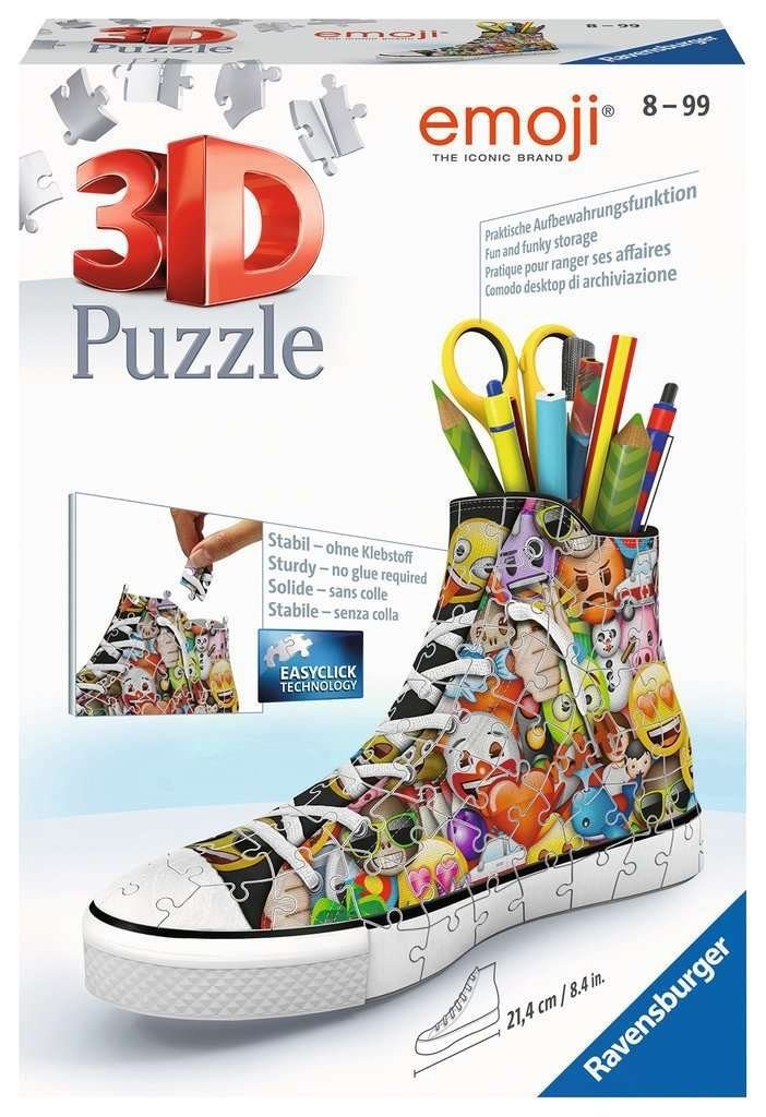 Puzzleteile 3D-Puzzle Emoji, Ravensburger Sneaker Ravensburger Puzzle