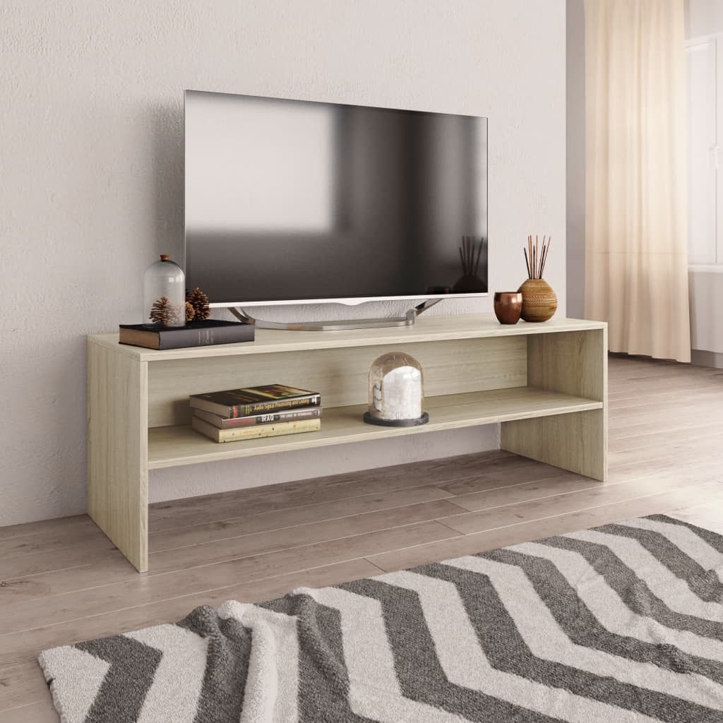 vidaXL TV-Schrank NA TV-Schrank Sonoma Eiche 120x40x40 cm Spanplatte Lowboard