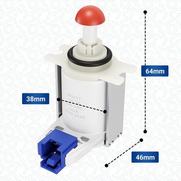 VIOKS Ablaufventil Ventil Ersatz für Bosch 00631199, für Wassertasche unten in Geschirrspüler
