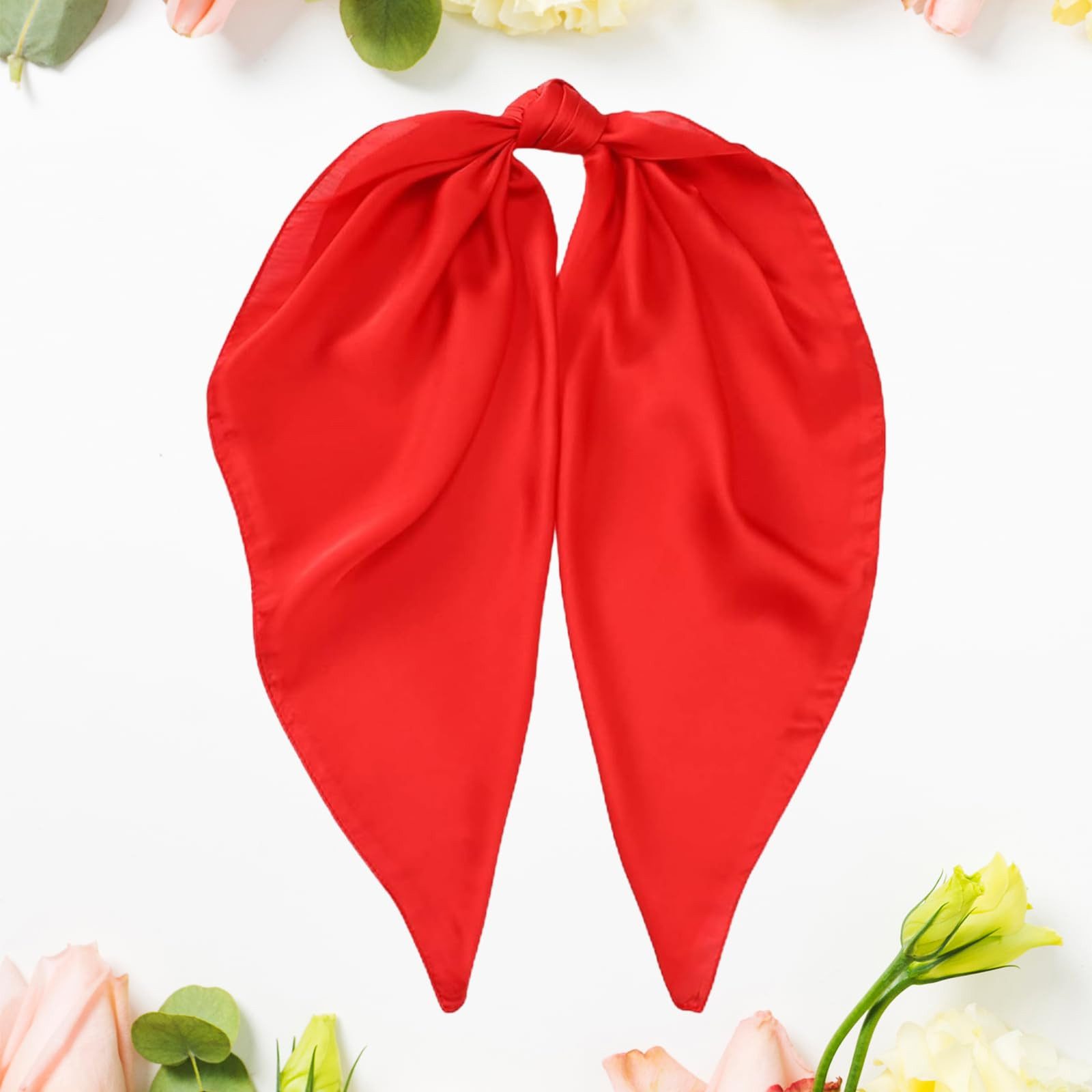 Coonoor Seidentuch Damen Seidentuch Leicht Seidenschal Bandana Halstuch Kopftuch, Elegante Schal Tuch Geschenk für Frauen – Bild 3 von 5