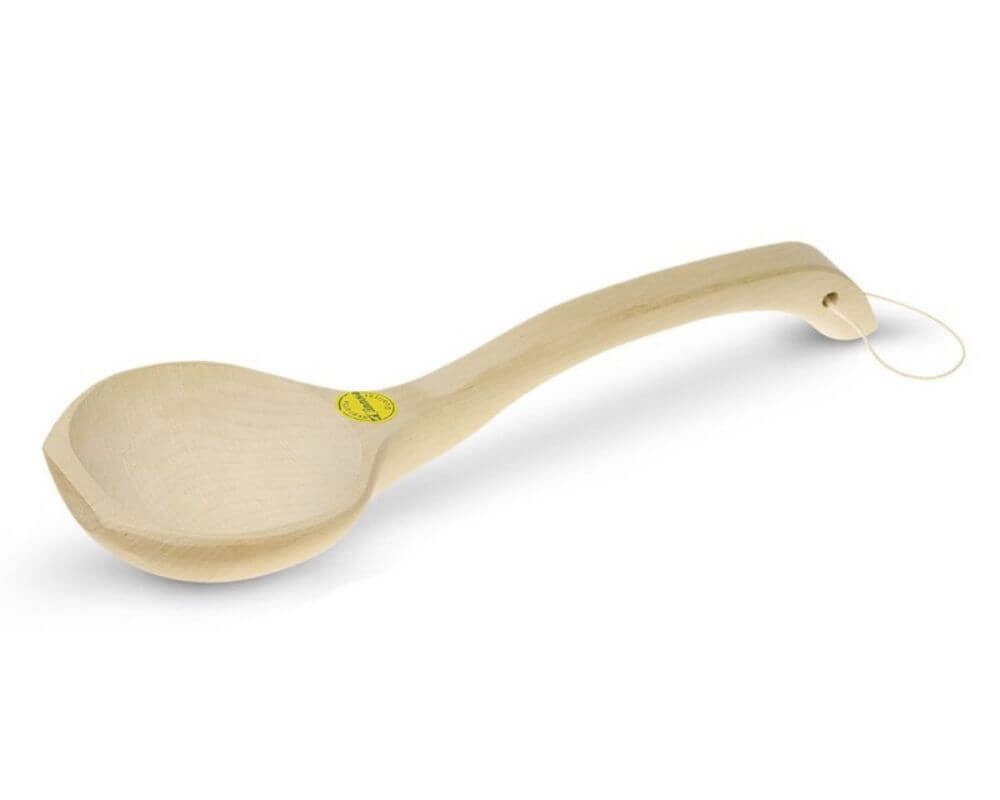 Finnsa® GmbH Schöpfkelle Löylykelle Finnische Sauna Aufguss-Kelle Standard kurz 35 cm lang