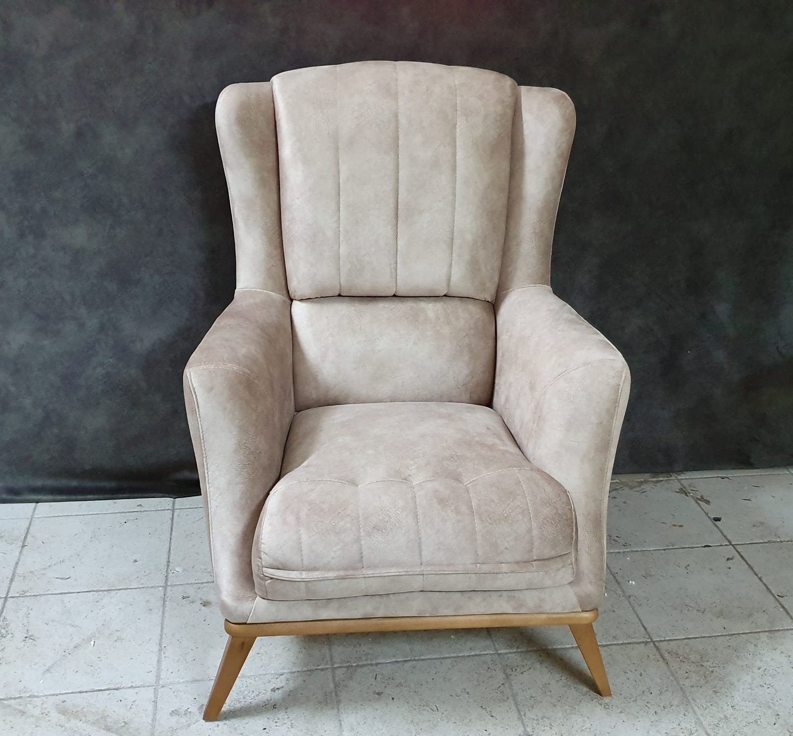 in Sessel JVmoebel Beige (Sessel), Modern Wohnzimmer Sessel Designe Möbel Made Europe Relax Luxus