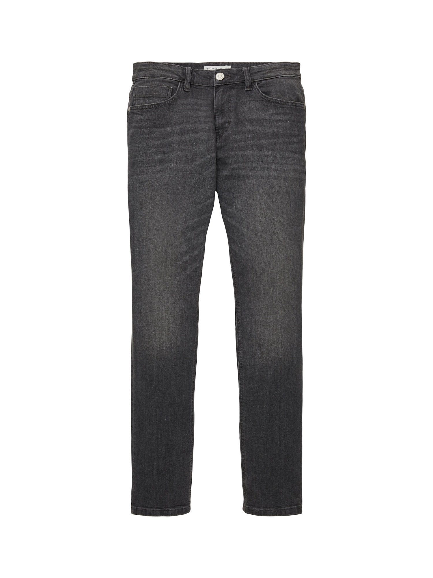 TOM TAILOR 5-Pocket-Jeans Hose Fit Five-Pocket-Style Jeans (1-tlg) Slim Josh lange dunkelgrau