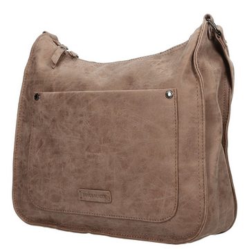 Christian Wippermann Umhängetasche Damen Tasche Schultertasche Umhängetasche Crossover Bag (1 tlg), Leder Optik Handtasche