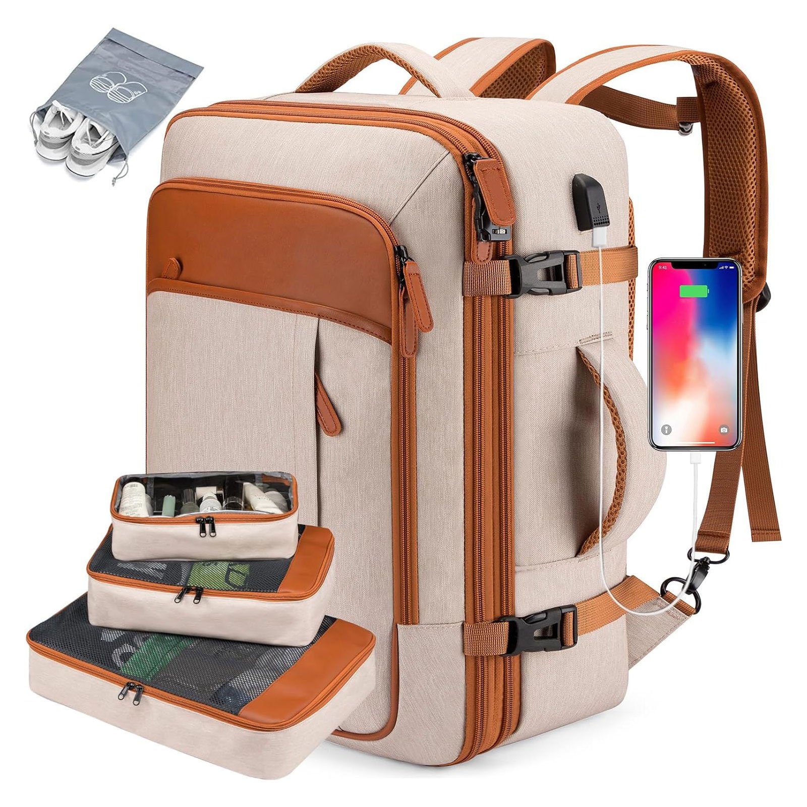 REDOM Reiserucksack Laptop Rucksack Rucksäcke Freizeitrucksack günstig online kaufen