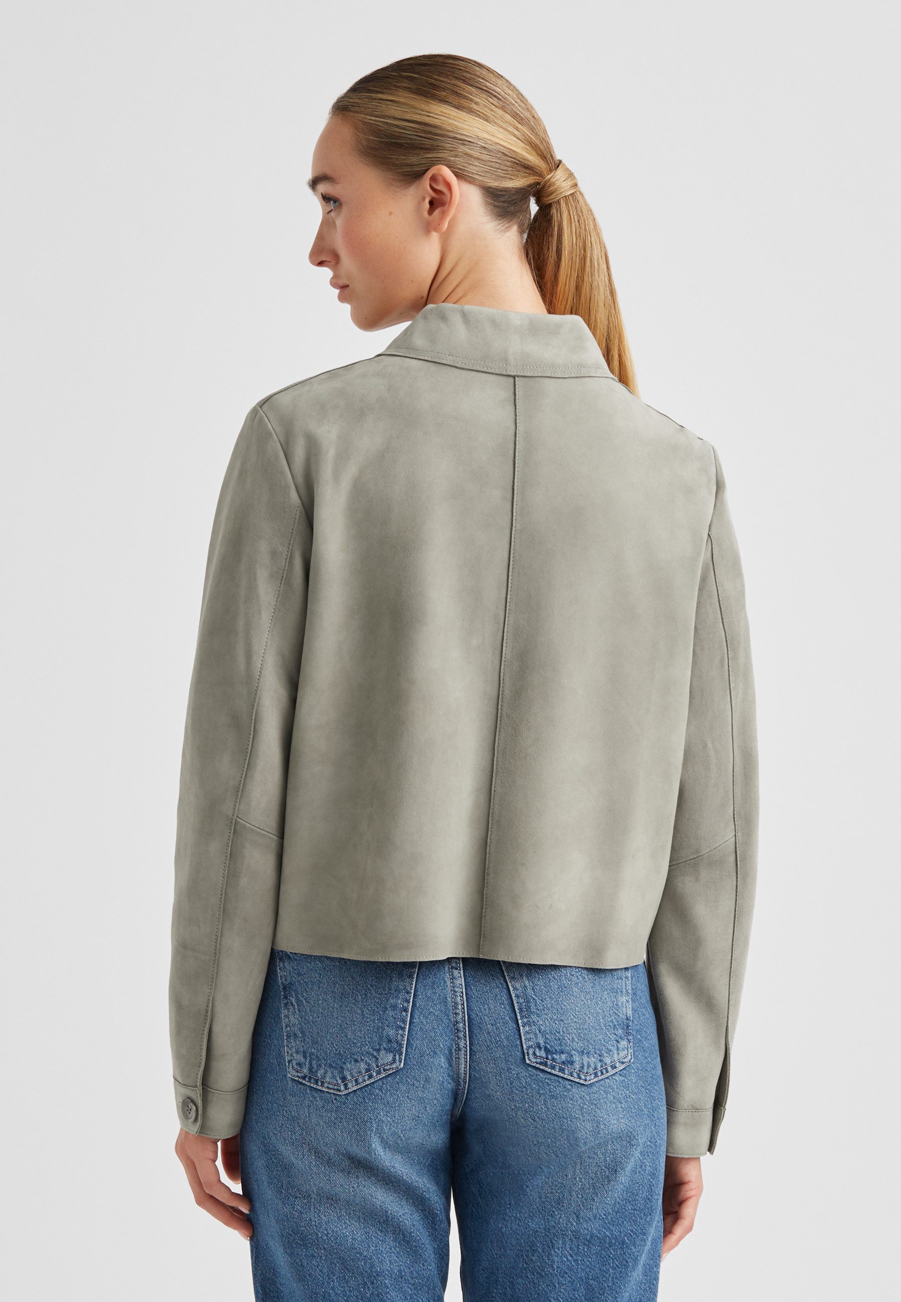 Milestone Lederjacke MSFelipa Damen Bikerjacke Jacke Leder normale Passform