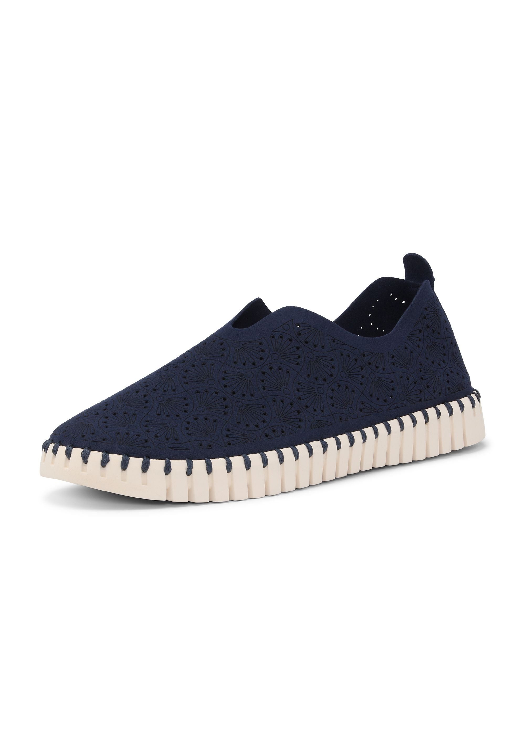 Ilse Jacobsen TULIP3485 Slipper Plateausohle, atmungsaktive Mikrofaser, hoher Tragekomfort