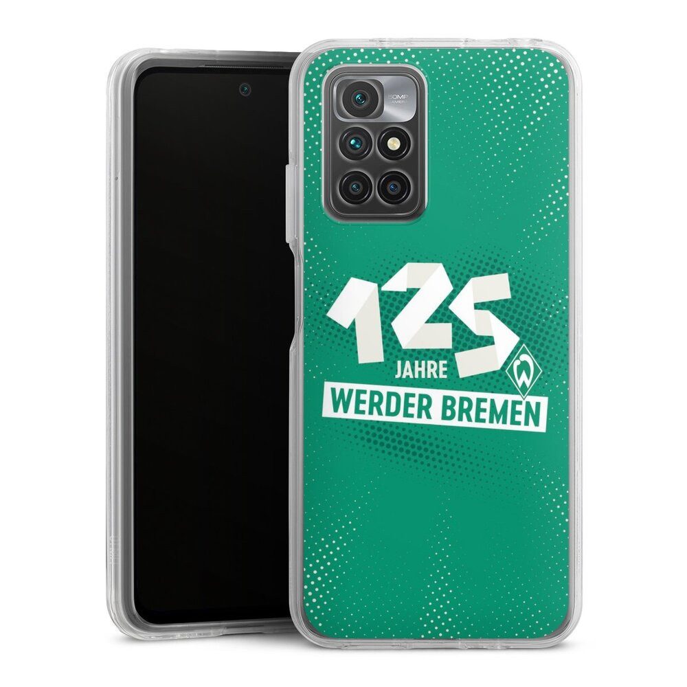 DeinDesign Handyhülle 125 Jahre Werder Bremen Offizielles Lizenzprodukt, Xiaomi Redmi 10 Hülle Bumper Case Handy Schutzhülle Smartphone Cover