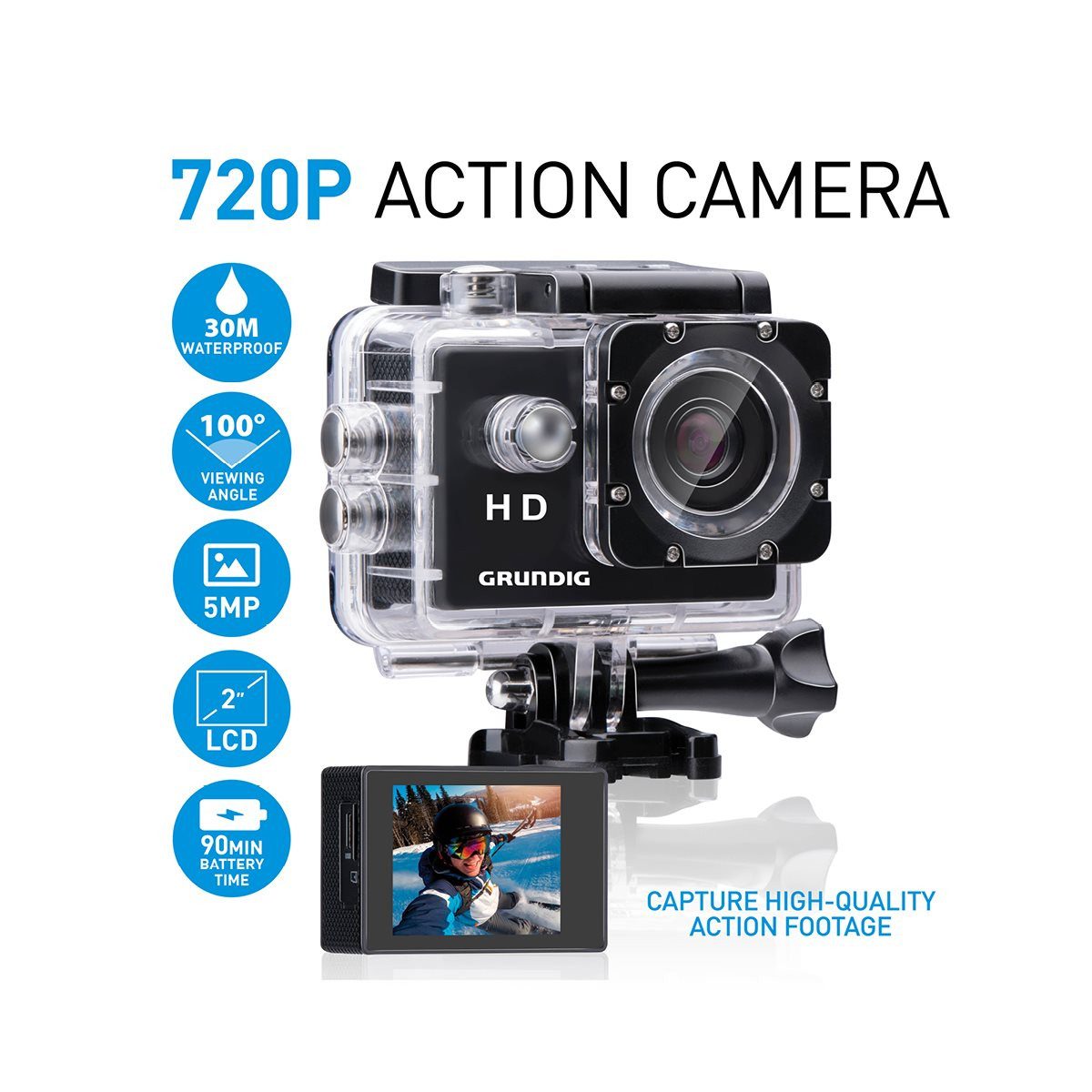 Grundig Grundig 720P Wasserdichte Cam Action Cam