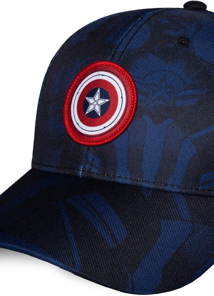 Captain America Snapback Cap Captain America - AOP Adjustable Cap