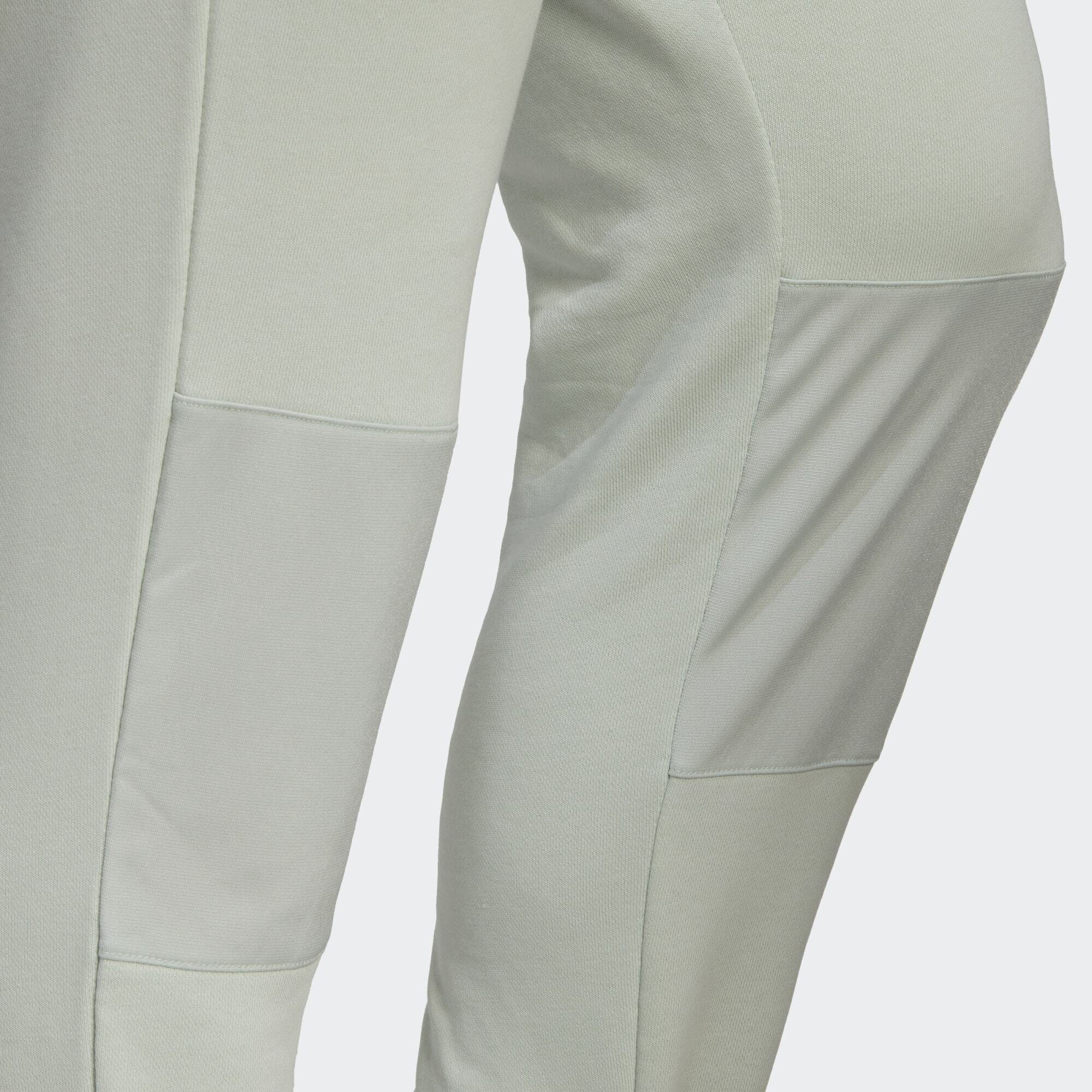 adidas Sportswear Jogginghose BRANDLOVE / Green FRENCH Silver HOSE ESSENTIALS Halo TERRY Linen