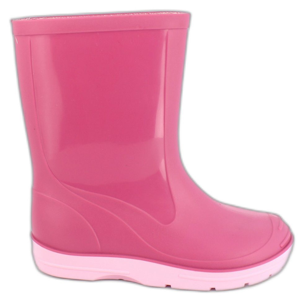 Beck Regenstiefel Basic Gummistiefel (für Mädchen und Jungen, in vielen Farben und Größen verfügbar) schmaler Schlupf-Stiefel, herausnehmbare Innensohle
