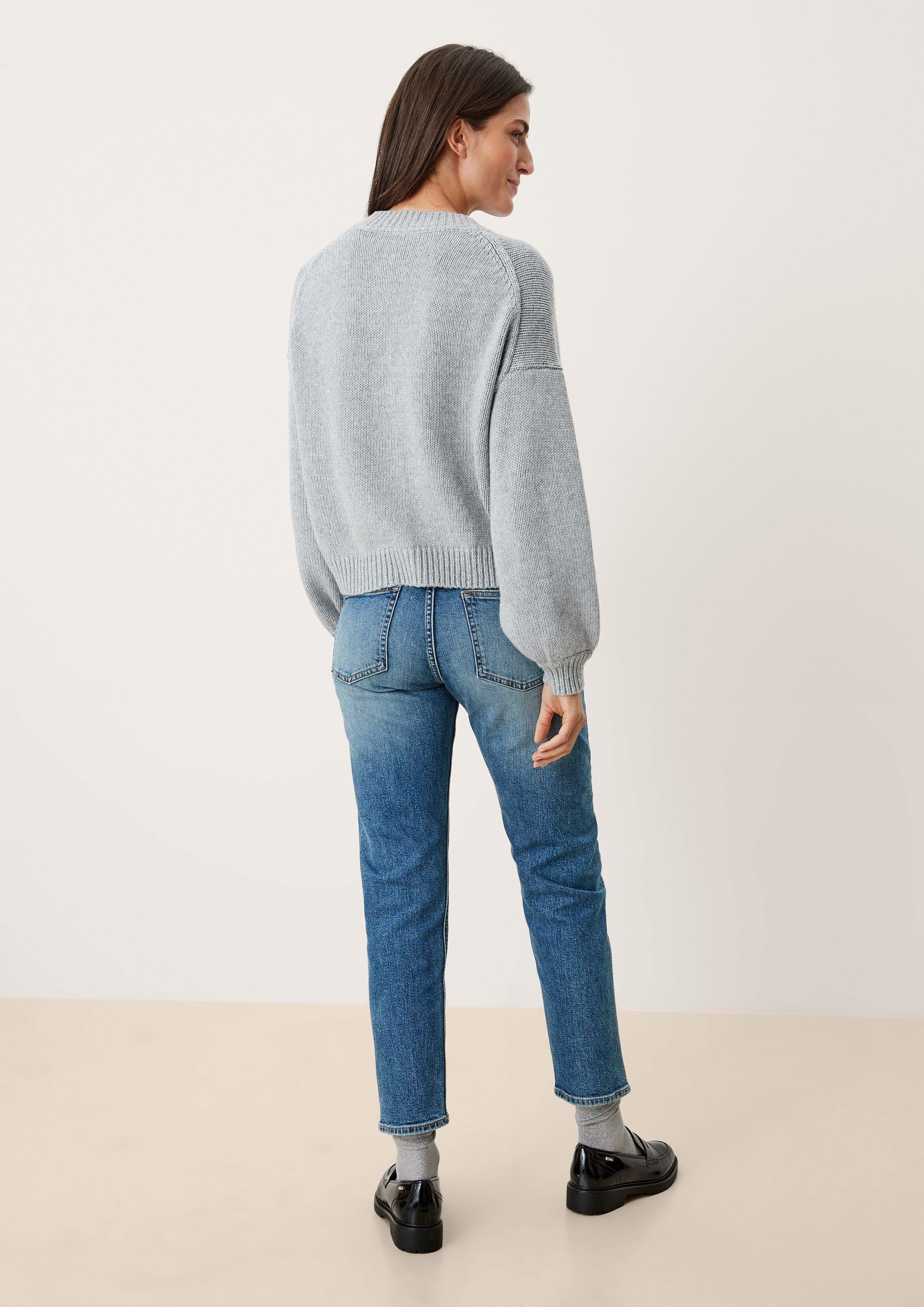 Ankle-Jeans Mid / Franciz / Waschung Fit Tapered Leg s.Oliver / 7/8-Jeans Relaxed Rise