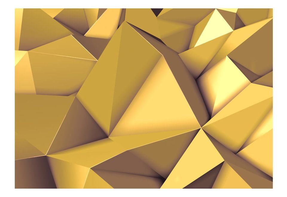 KUNSTLOFT Vliestapete Old m, Tapete Design lichtbeständige gold halb-matt, 1x0.7
