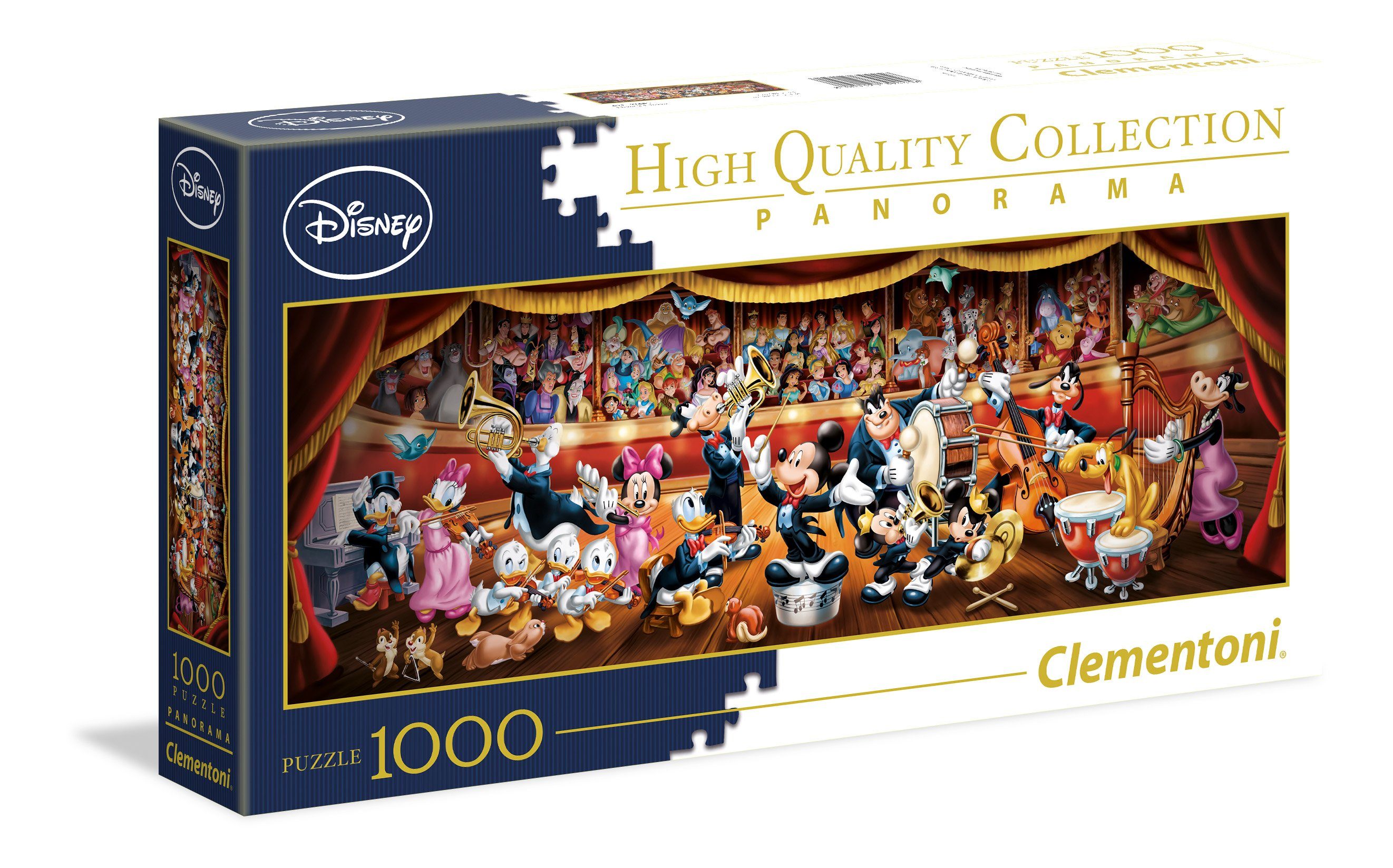 Clementoni® Puzzle Disney Classic Orchestra Panorama 1000 Teile, Puzzleteile