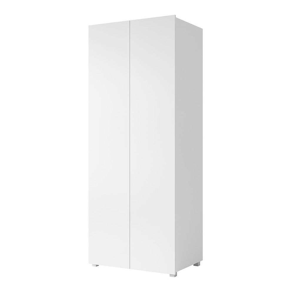 Lomadox Kleiderschrank CAIRNS-132 in weiß Hochglanz, Modern, grifflos günstig online kaufen