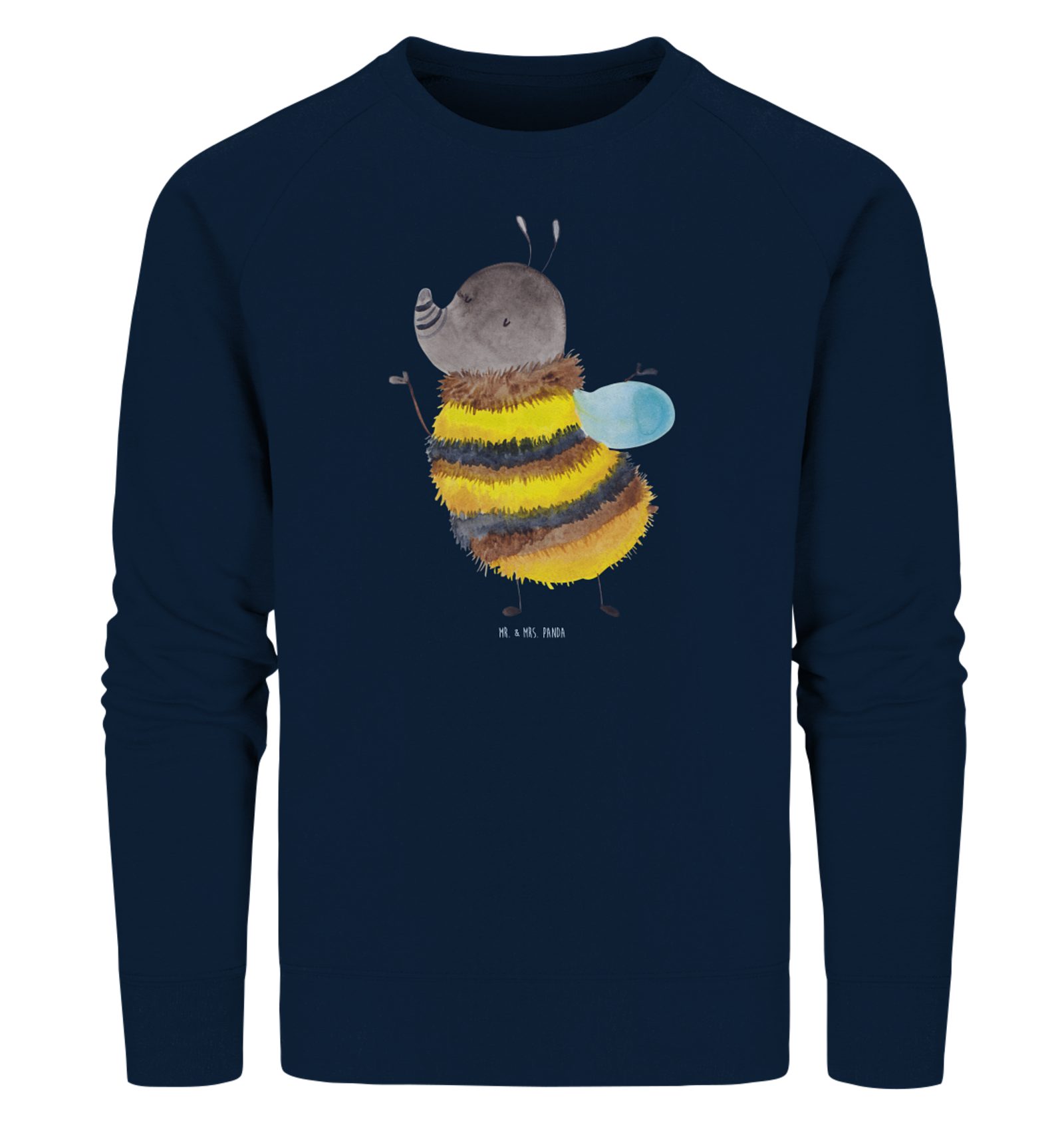 Longpullover Hummel flauschig Größe M - French Navy - Geschenk, Sweatshirt, Pullov