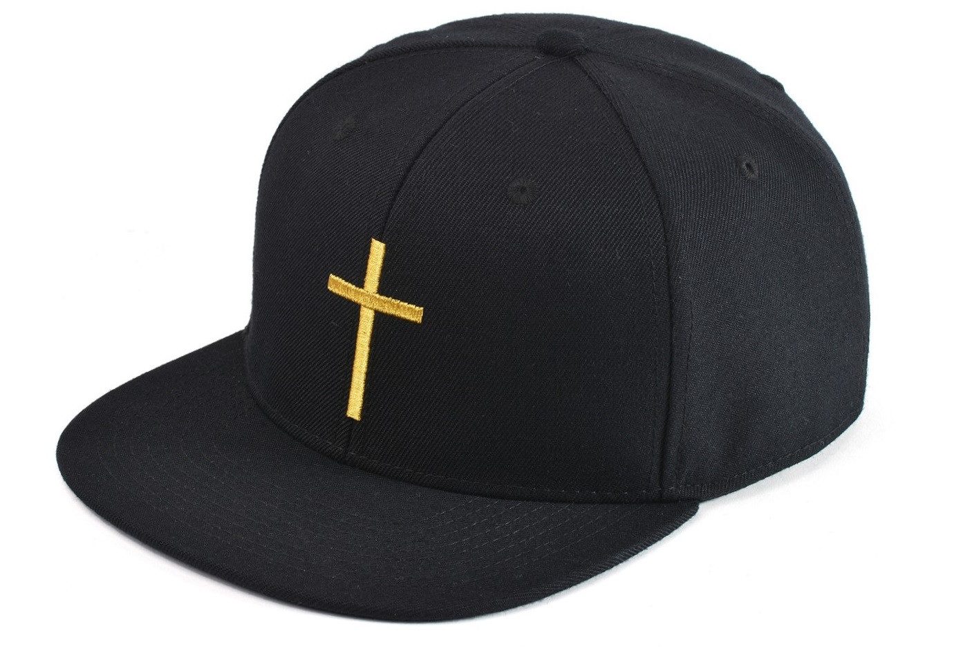 Bexxwell Snapback Cap mit Kreuz-Stickerei (optimale Passform, Unisex) günstig online kaufen