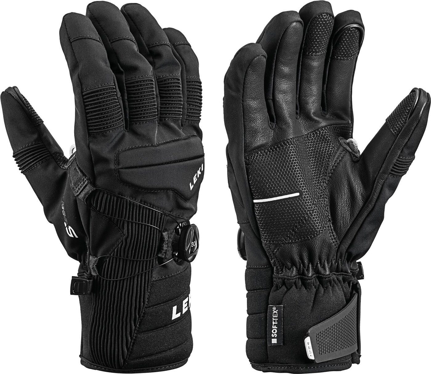 Leki Skihandschuhe HS Progressive Tune S Boa mf t SCHWARZ