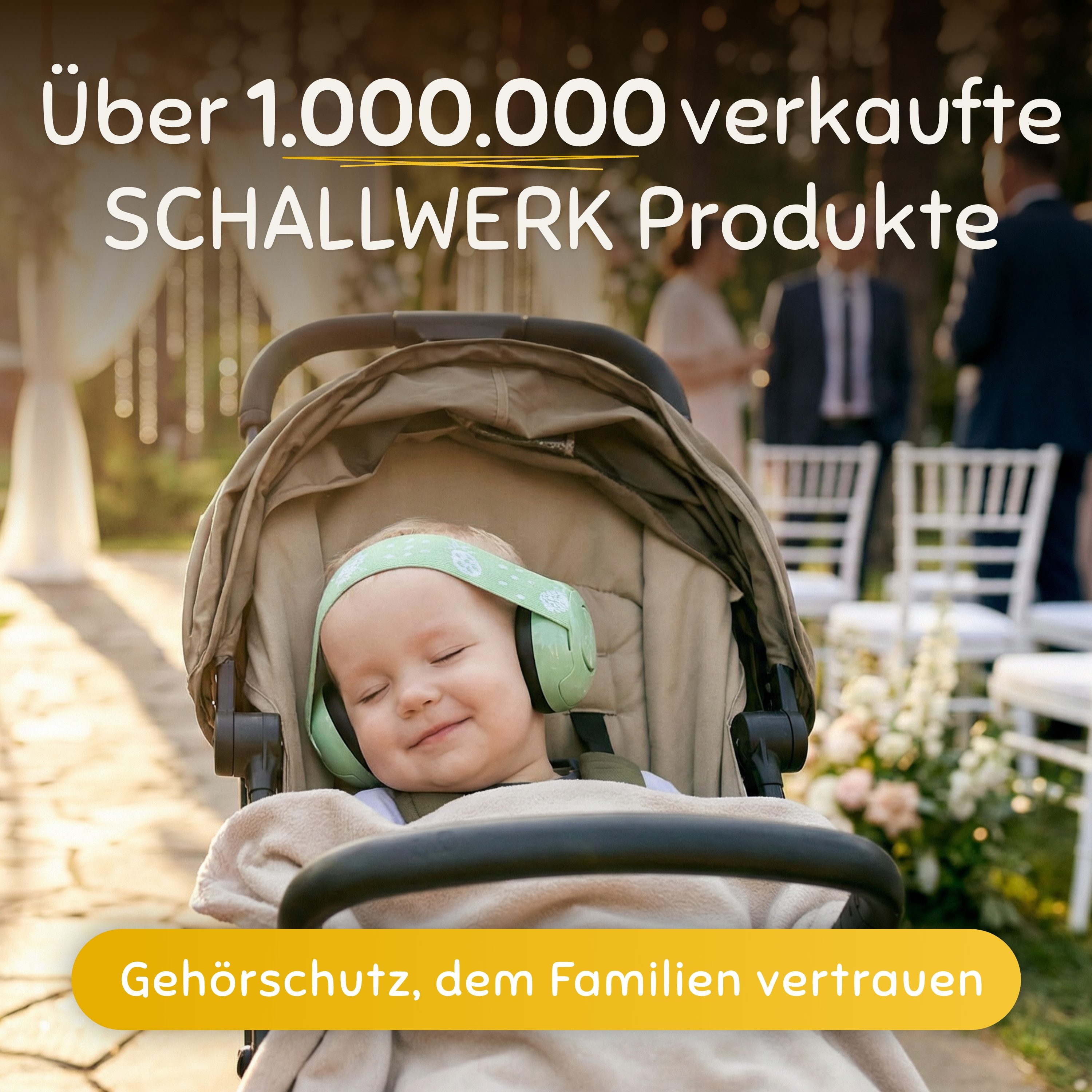 Schallwerk Kapselgehörschutz Mini+ Gehörschutz Baby, Lärmschutz Ohrenschützer Babys & Kleinkinder, (Ohrenschutz für Babys & Kleinkinder, mit verstellbarem Kopfb – Bild 2 von 5