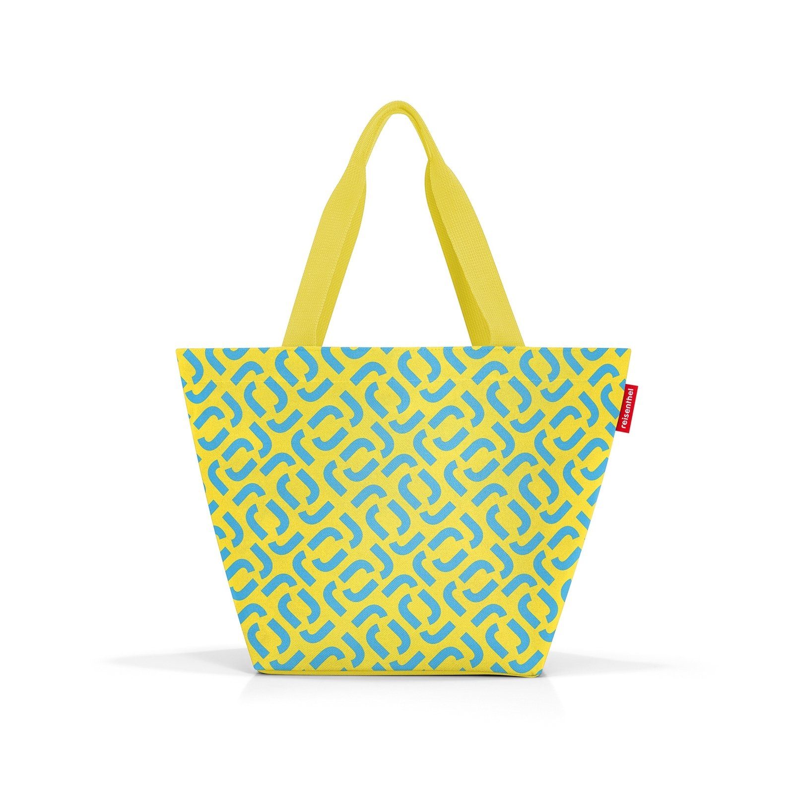 Shopper REISENTHEL® Einkaufstasche lemon signature M, Shopper Shopping