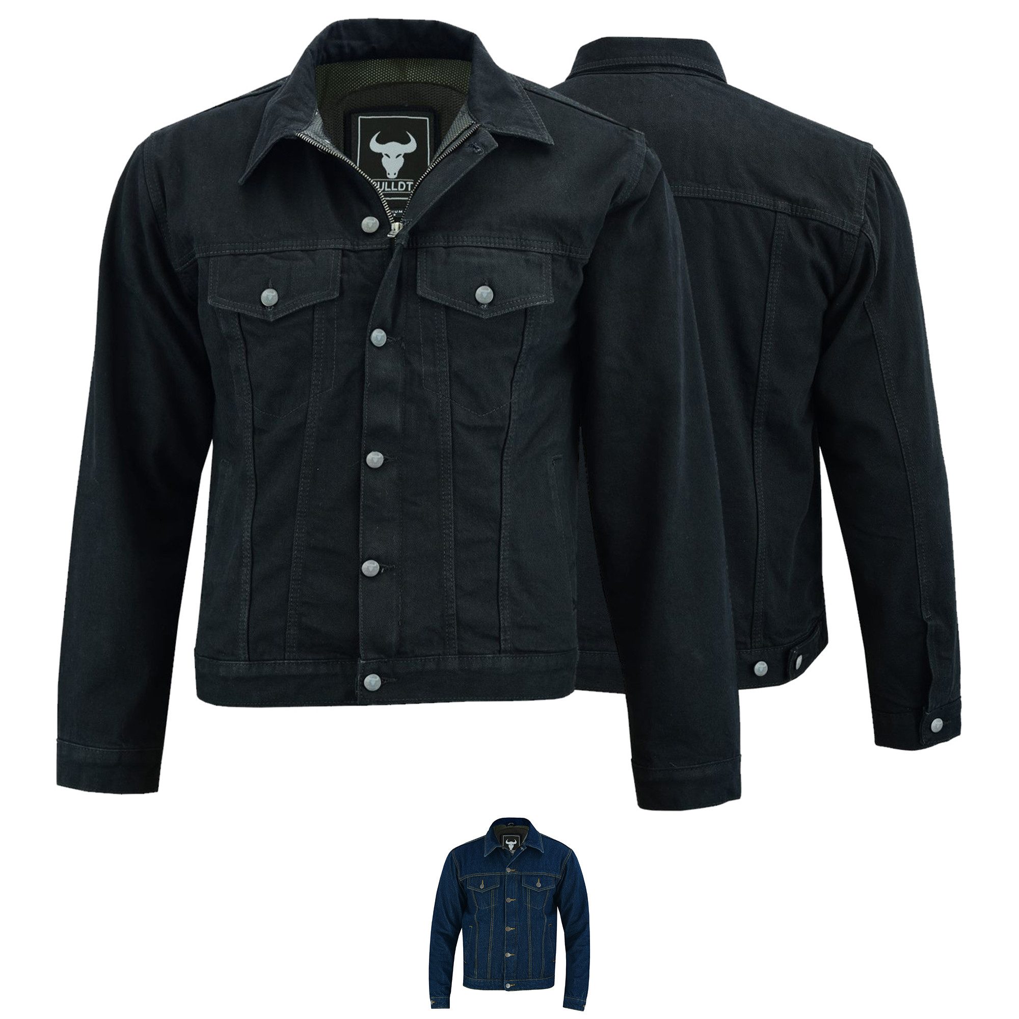 BULLDT Motorradjacke BLD324j Denim Jeansjacke Motorradjacke günstig online kaufen