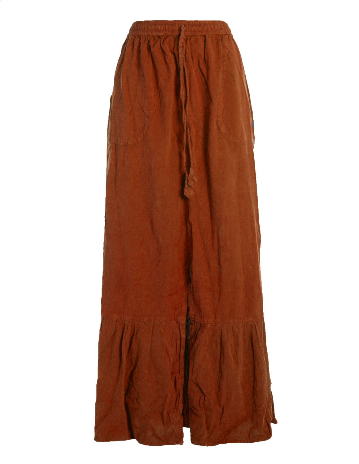 Vishes Maxirock Damen langer Rock Baumwolle günstig online kaufen