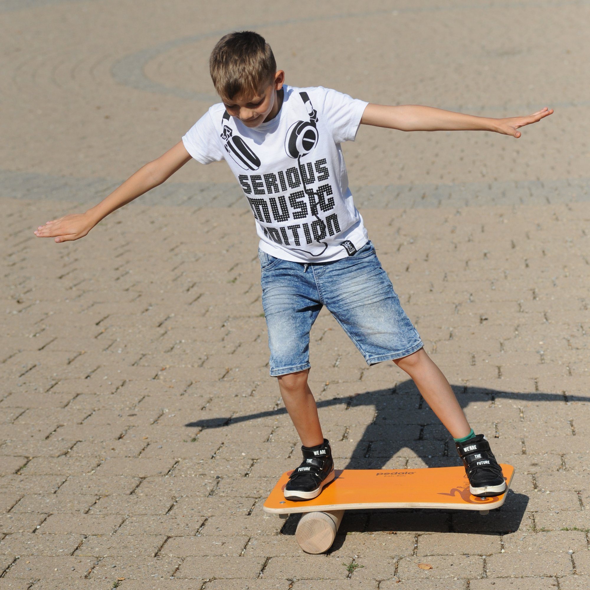 pedalo® Balanceboard Pedalo Reflextrainer Rola-Bola Balanceboard, orange Gleichgewichtstrainer