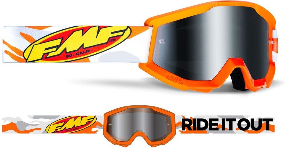 FMF Arbeitsschutzbrille Goggles Powercore Youth Assault (Mirror)