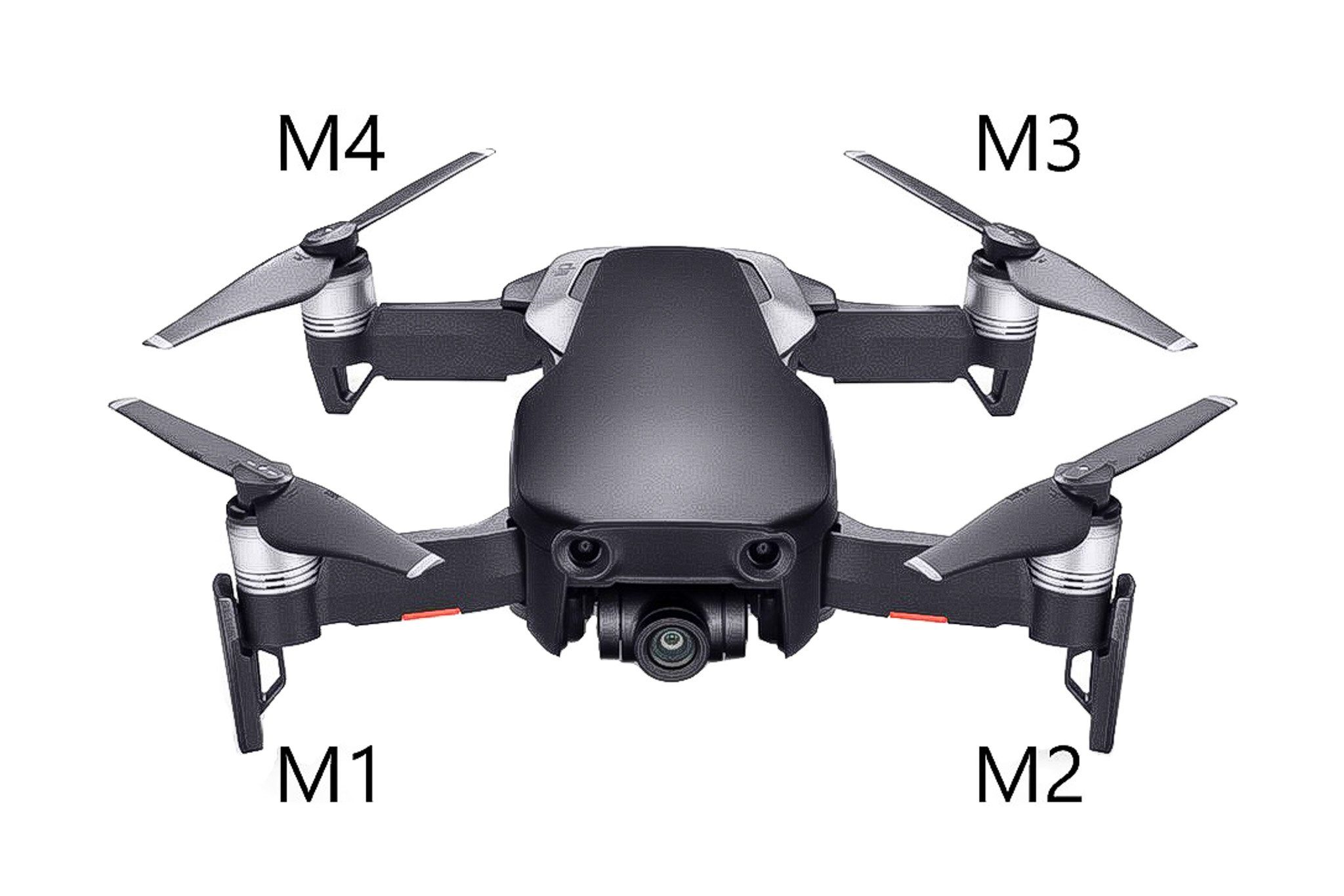 Mavic Air - Motor Arm hinten rechts M4 Zubehör Drohne