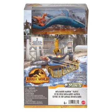 Mattel® Actionfigur Jurassic World Minis: Mosasaurus Mayhem Spielset