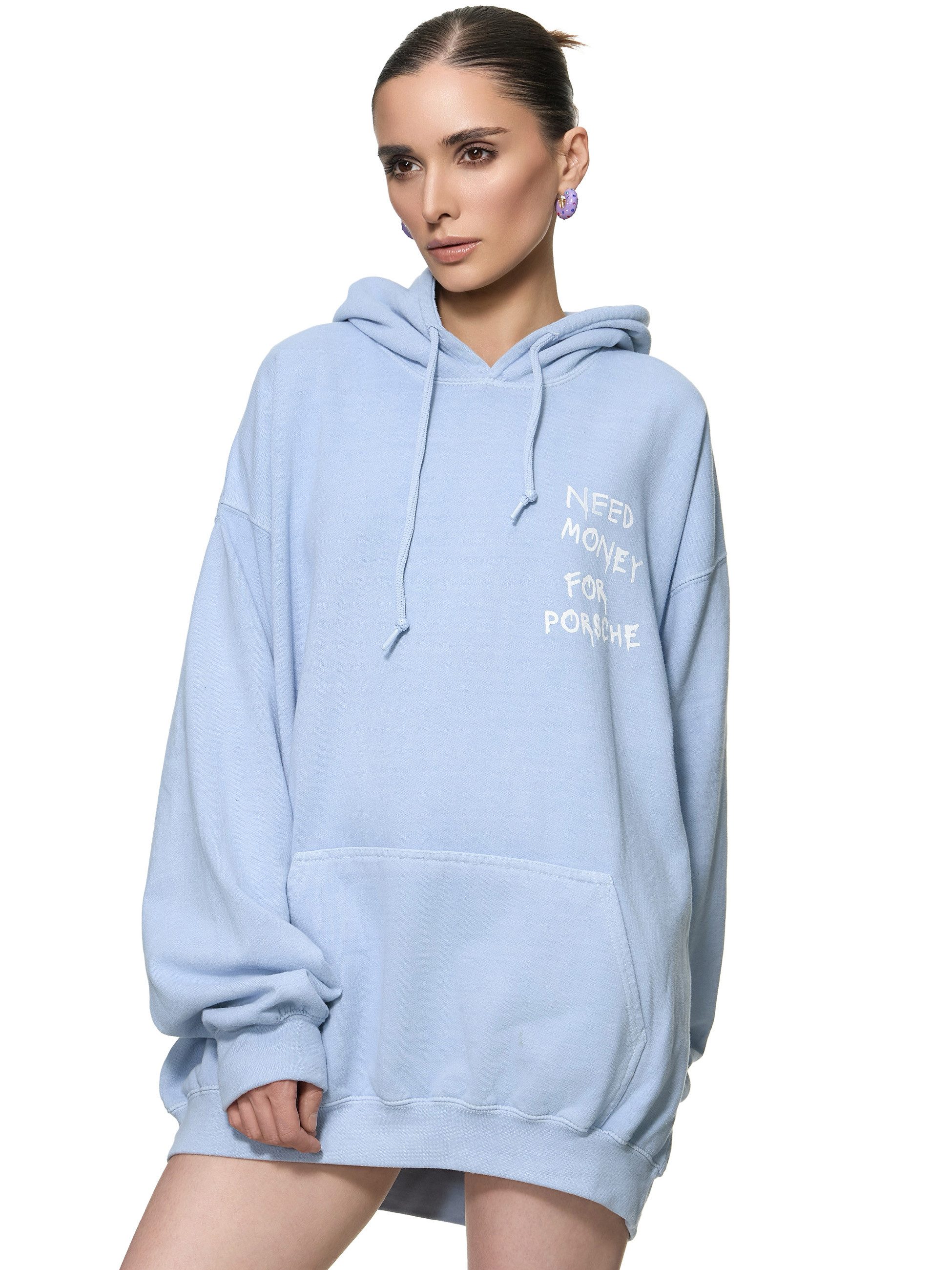 Worldclassca Hoodie Worldclassca Oversized NEED MONEY Hoodie Kapuzenpullove günstig online kaufen