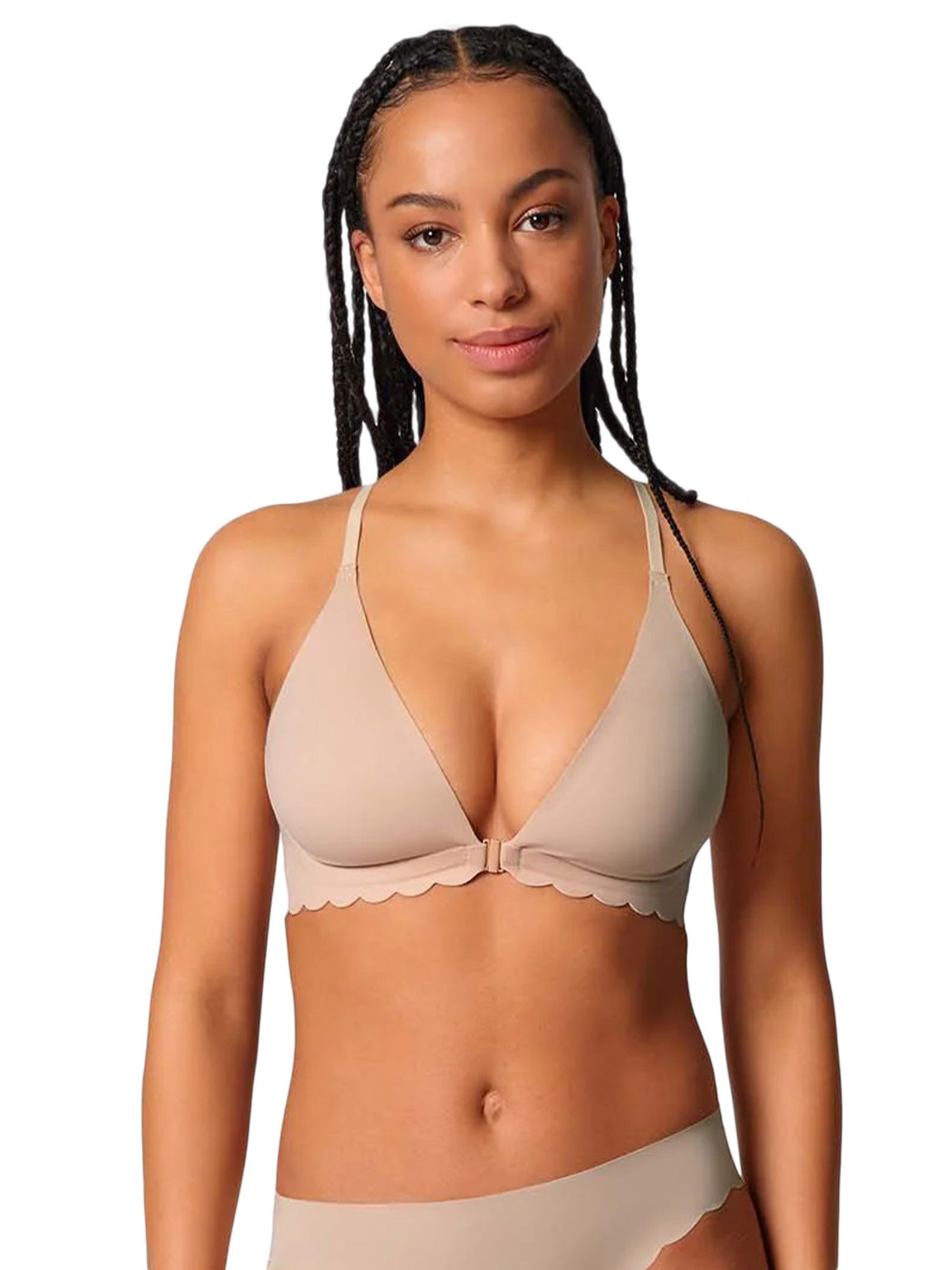 Skiny Büstenhebe Front-Closure BH Sensation (Stück, 1-tlg) Vorderverschluss-BH mit gepolsterten Cups, raffiniertes Rückenteil