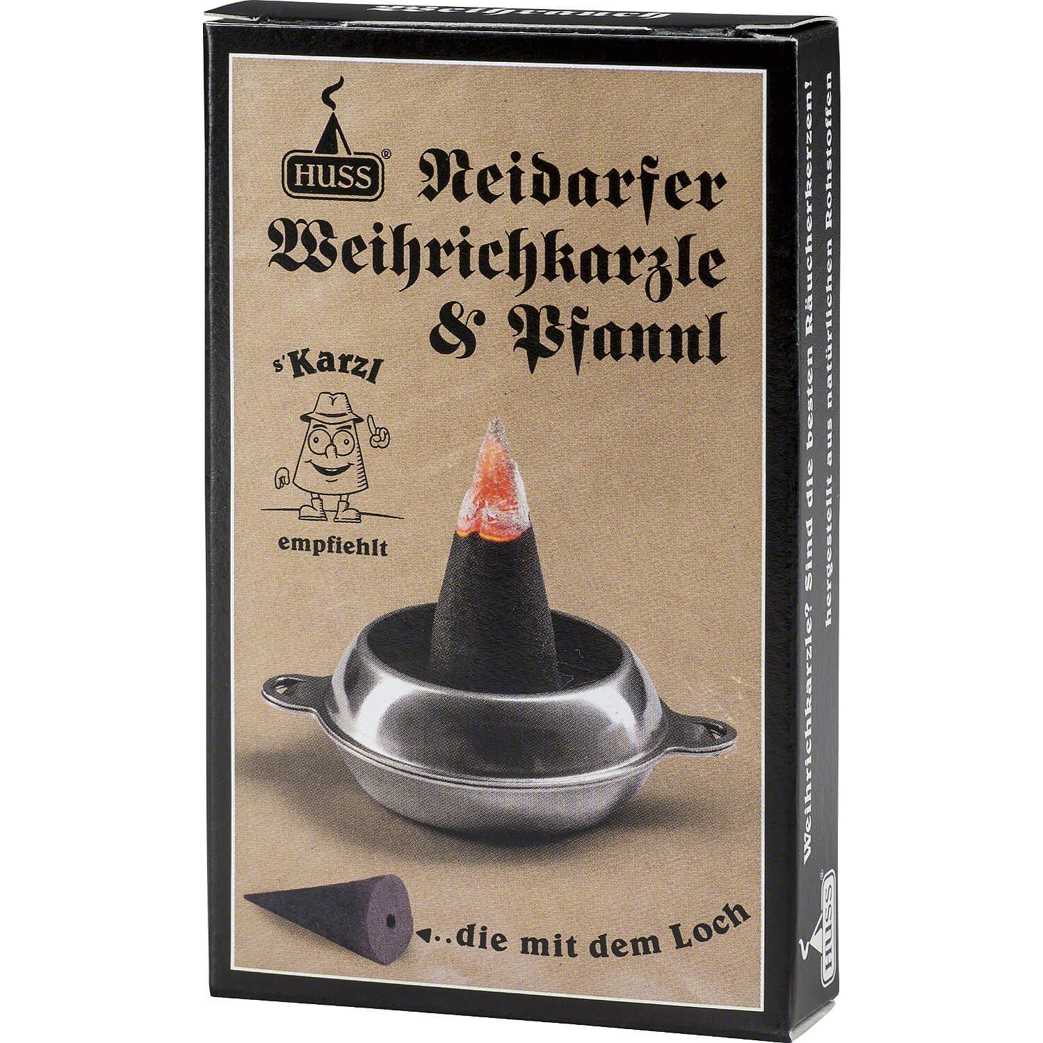 Huss Räucherkerzenherstellung Räuchermännchen Huss Neudorfer Räucherkerzen mit Loch - Weihrauch - mit Pfann'l von Hu