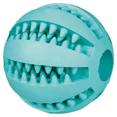 TRIXIE Spielknochen Denta Fun Baseball Mintfresh, Naturgummi, Durchmesser: 5 cm
