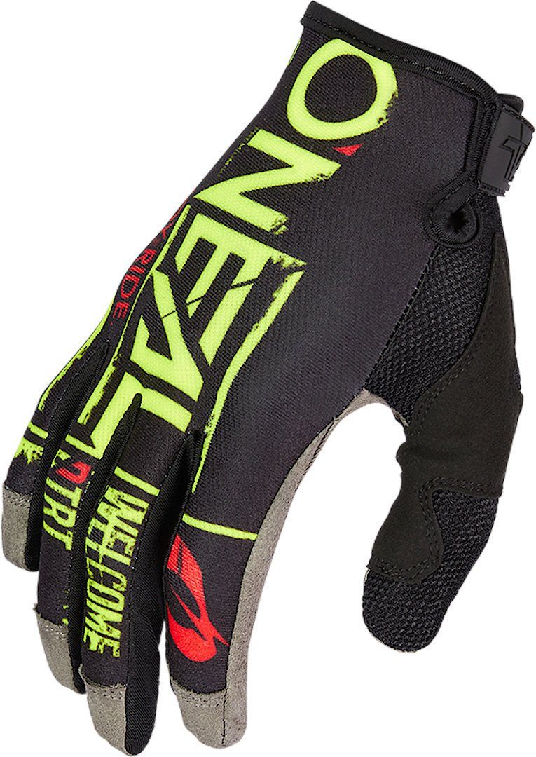 O’NEAL Motorradhandschuhe Mayhem Nanofront Attack Motocross Handschuhe Black/Yellow