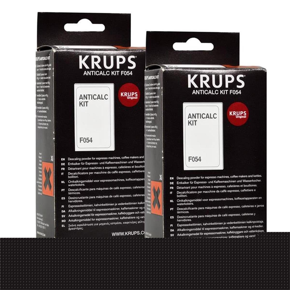 Pack 2er Kit* Entkalker F054 Krups Krups Anticalc Entkalker,